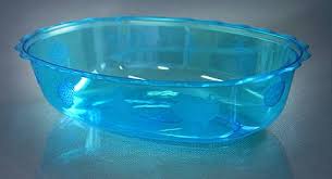Pote Oval Azul 360ml 5UN
